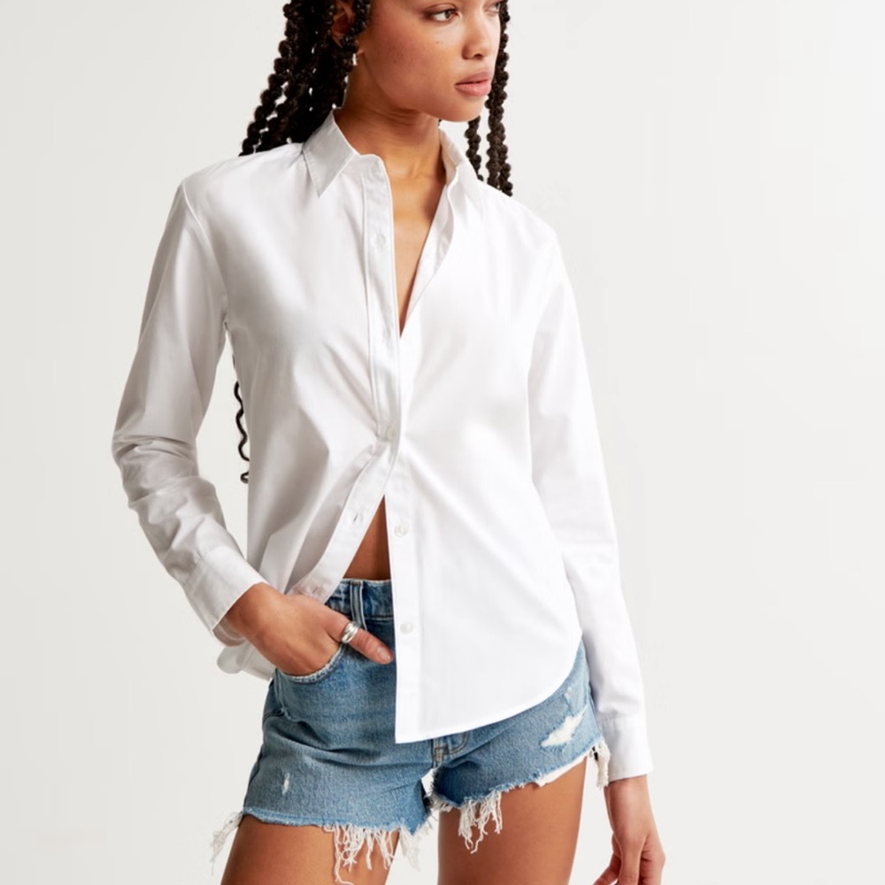 Abercrombie Relaxed Poplin Shirt